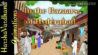 In the bazaars of Hyderabad  SelfAnimated MHVanimations [upl. by Bertila]