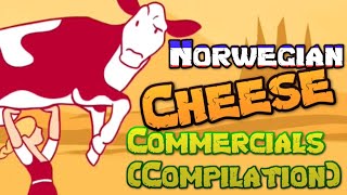 Funny Norwegian Cheese Commercials Compilation  English Subtitles [upl. by Eldon]