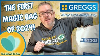 My first GREGGS Too Good To Go Bag of 2024  Saving Food Waste while saving MONEY [upl. by Yddub349]