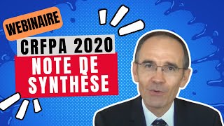 Réussir le CRFPA 2020  la Note de Synthèse  Lextenso Étudiant [upl. by Joelle]