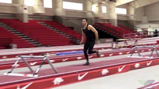 HOW TO LONG JUMP  Low Hurdle Pops [upl. by Lorita]