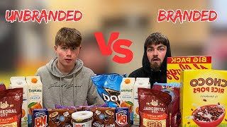 UNBRANDED VS BRANDED FOOD With LEWIS CLARK [upl. by Tarrant]