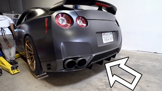 GTR Diffuser Install DOWNFORCE BRO [upl. by Copeland]