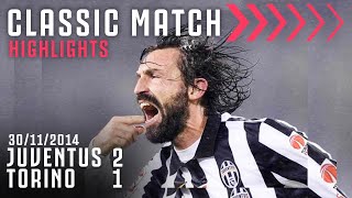 Juventus 21 Torino  Andrea Pirlo Scores Last Minute Derby Winner  Classic Match Highlights [upl. by Anniram]