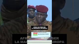 El joven líder de Burkina Faso intimida a Occidente africa europa colonialismo politica [upl. by Eyar]