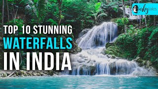 Top 10 Best amp Stunning Waterfalls In India  Curly Tales [upl. by Trev]