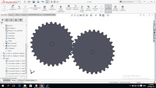 How to Make  Create Gears in SolidWorks [upl. by Marja143]