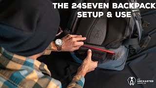 UNBOXING The 24Seven Backpack  From Uncharted Supply Company [upl. by Eynaffit]