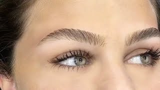 PERFECT BROW  HAIR STROKE TECHNIQUE [upl. by O'Toole214]