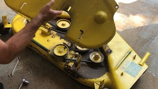 Replacing Mower Deck Bearings on a John Deer or other mower [upl. by Stoll850]