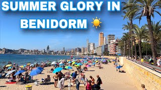 Benidorm Poniente Beach in ALL its GLORY 🏖️ [upl. by Cichocki]