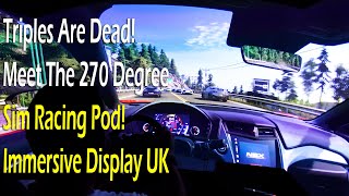 Meet The 270 Degree Sim Racing Pod From Immersive Display UK [upl. by Annaihs]