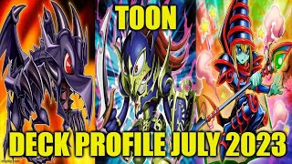 TOON DECK PROFILE JULY 2023 YUGIOH [upl. by Hinch]