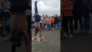 Public Reactions😅reaction calisthenics streetworkout shorts [upl. by Adlesirc]