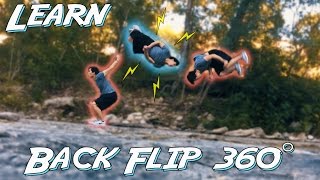 How to Standing Back Full  Backflip 360  Tutorial [upl. by Rasure]