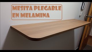 MESITA PLEGABLE DE MELAMINA FACIL DE HACER [upl. by Floro]