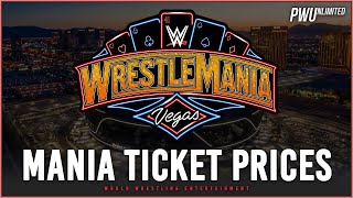 WrestleMania 41 Tickets Prices Revealed How Much Will You Have To Pay [upl. by Htederem387]