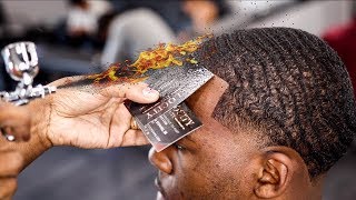 FIRE ENHANCEMENTS HAIRCUT TUTORIAL [upl. by Eleira]