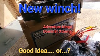 Adventure Kings winch Domin8r Xtreme Unboxing  Have I made a big mistake or [upl. by Arait455]