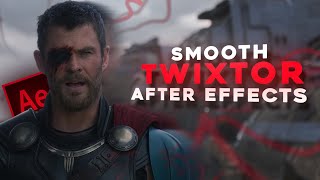 Smooth Twixtor  After Effects  Beginner Guide [upl. by Nomled]