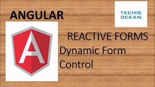 ANGULAR 15  CREATE DYNAMIC CONTROLS IN REACTIVE FORMS [upl. by Ysteb]