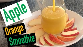 How to make a Apple Orange Smoothie [upl. by Flodur359]