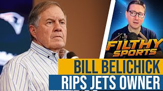 Bill Belichick Rips Jets Owner “They’ve Barely Won 30 Of Their Games” [upl. by Jodoin27]