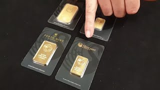 Fake vs Real PERTH MINT Gold Bars  How To Spot The Difference [upl. by Averir]