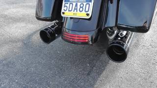 Rinehart Exhaust for 2017 Harley Touring  Review amp Sound [upl. by Odawa4]