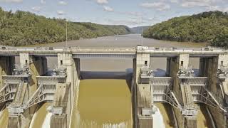 Warragamba Dam spilling  March 2021 [upl. by Lammond]