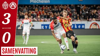 Speeldag 11  KV Mechelen  KV Kortrijk 30 [upl. by Oicirtap]