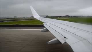 Transavia 737800 Takeoff Amsterdam Schiphol [upl. by Aihsekal350]