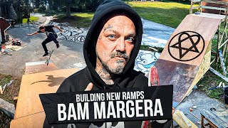 Building New Ramps at Castle Bam Feat Bam Margera [upl. by Yorgo]