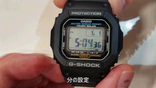 【gショック】 DW5600 時刻合わせ （実機レビュー） [upl. by Raffarty]