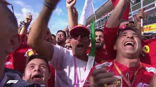 Formula 1  ItalianGP 2019  Podium Anthem HD CC [upl. by Imaj]