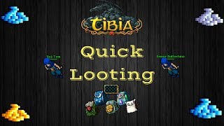 QUICK LOOTING czyli jak szybko zebrać loot  Tibia [upl. by Aserehtairam128]