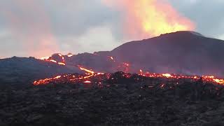 Iceland Geldingadalir Volcano Aug7 [upl. by Ylevol]