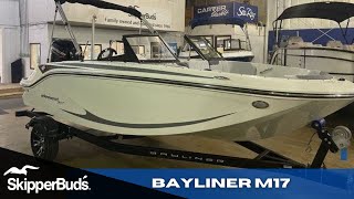 2022 Bayliner M17 Sport Boat Tour SkipperBuds [upl. by Valenba834]