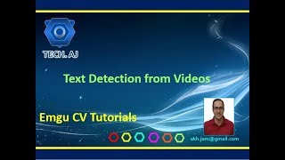 Emgucv  19 Realtime text Detection from Videos in Emgu CV [upl. by Christiane]