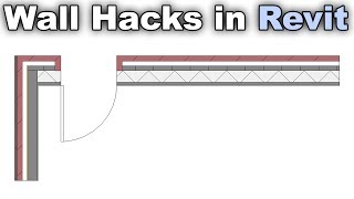 Wall Hacks in Revit Tutorial [upl. by Zea175]