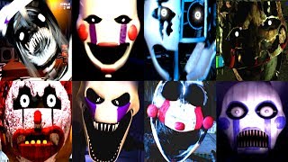 30 MARIONETTE JUMPSCARES  Iulitm  FNAF Fan Games [upl. by Deeann]