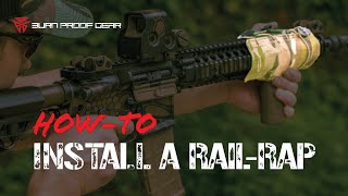 HOWTO INSTALL BPG RAILRAP with Jr from Burn Proof Gear [upl. by Seaver]