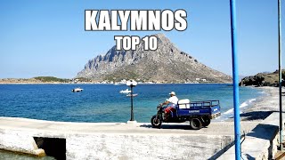 Kalymnos Greece  Top 10 BEST PLACES to VISIT [upl. by Kosey]