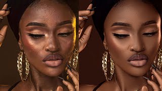 Highend Skin Retouching using Frequency Separation in Photoshop for beginners [upl. by Egon]