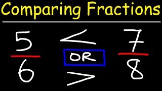 Comparing Fractions [upl. by Mcknight]