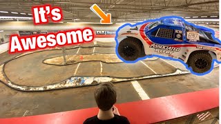 Team Associated Pro SC10 2wd First run at the off road track Hoosier RC Hobbyplex [upl. by Glass66]