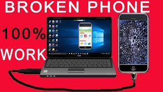 How to use broken android phone using vysor on computerWorking 100 [upl. by Artenal142]