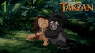 PS1 Disneys Tarzan 1999 Console 100  No Commentary [upl. by Warrin432]