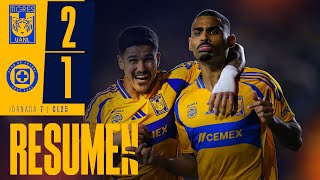 📹 Resumen Liga MX  Tigres 21 Cruz Azul  Jornada 7  Clausura 2025 [upl. by Dorothea]