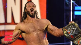 Drew McIntyre recaps beating Brock Lesnar at WrestleMania 36  WWE on ESPN [upl. by Miriam]